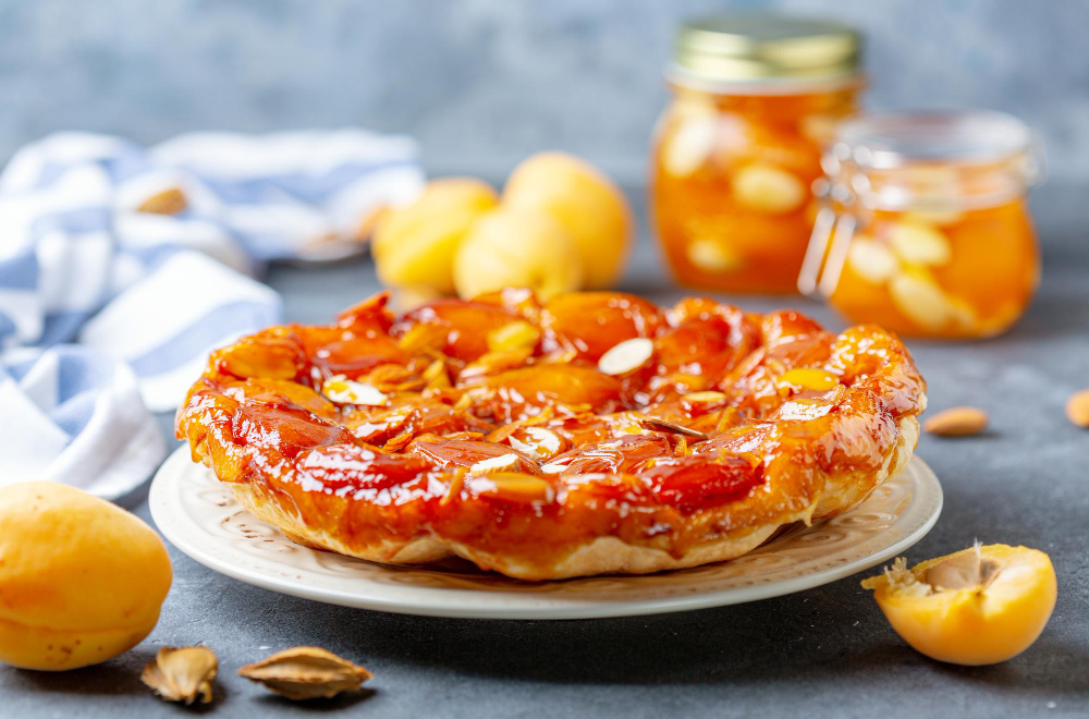 tarte à la confiture d'abricot​